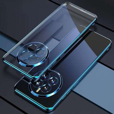 Für Realme 12 Pro Plus Galvanik-Telefonhülle für Realme 12Pro 12Pro+ 12ProPlus-Objektiv All-inclusive-Silikon-Softshell-Abdeckung