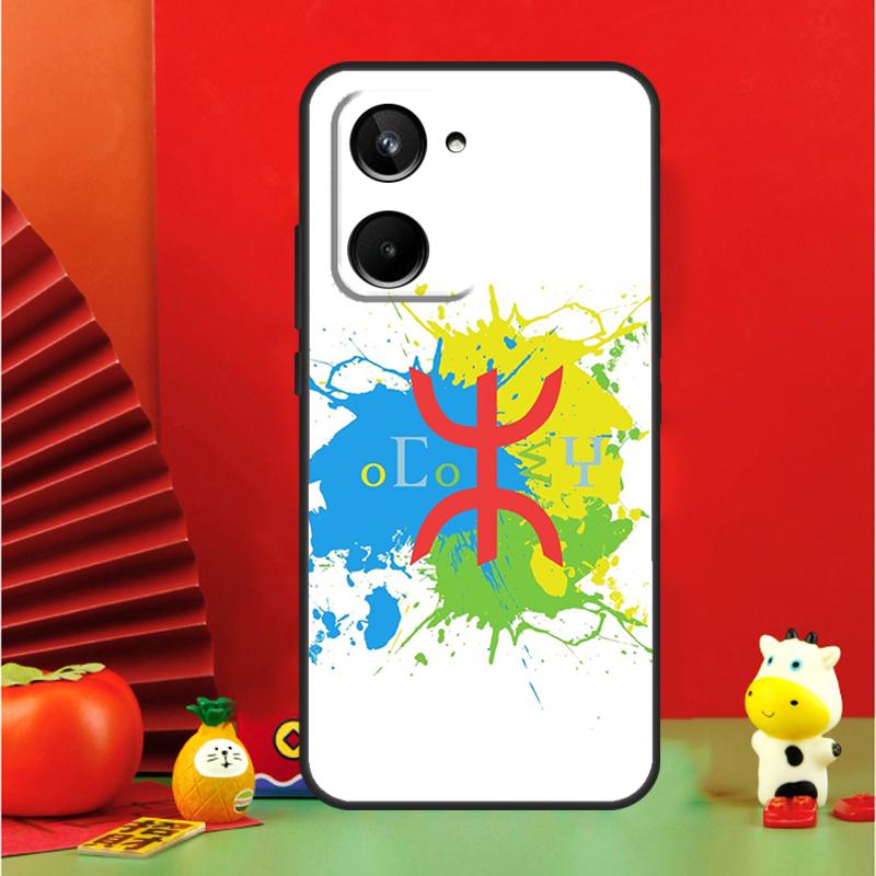 Amazigh Berber Flag For Realme 15 Pro GT7 GT6 10 11 12 13 14 Pro Plus C67 C63 C61 C55 C51 C53 C35 C75 C65 Case