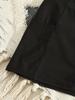 2026 Plus Size Black Casual Short Skirt - Women's Spring/Summer Fashion