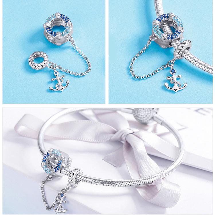 Ocean Charm S925 Sterling Silver Beads Fashion Diy Jewelry Silver Accessories