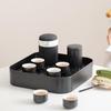 Heartfelt Portable Kung Fu Tea Set: Modern, Anti-scalding Teapot with Quick-brew Cups for Home and Outdoor Use.