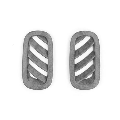 

For Hyundai Palisade 2026 LX3 LHD 2pcs ABS Carbon Fiber Pattern Wood Grain Car Interi or Upper Air Vent Outlet Cover Trim