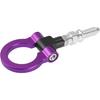 Front Bumper Trailer Ring Eye Towing Tow Hook Screw Purple Aluminum Alloy for BMW 325i 335i 550i 125i 120i 330i 318i 530i