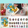 Weihnachtsdrache Feiertagsdekoration Miniatur Acryl Adventskalender Blind Box Für Festliche Geschenkübergabe