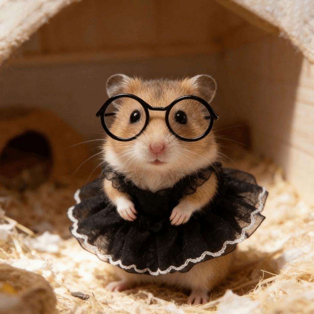 Entzückender Haustier-Tüllrock Leichter Haustier-Latzrock Hamster-Prinzessinnenkleid Vier Jahreszeiten