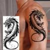 1 Foglio Tatuaggi Temporanei Drago Cobra Serpente Aggressivi Per Uomini Donne Braccio Tatuaggi Impermeabile Realistico Falso Tatuaggio Adesivo Lunga Durata