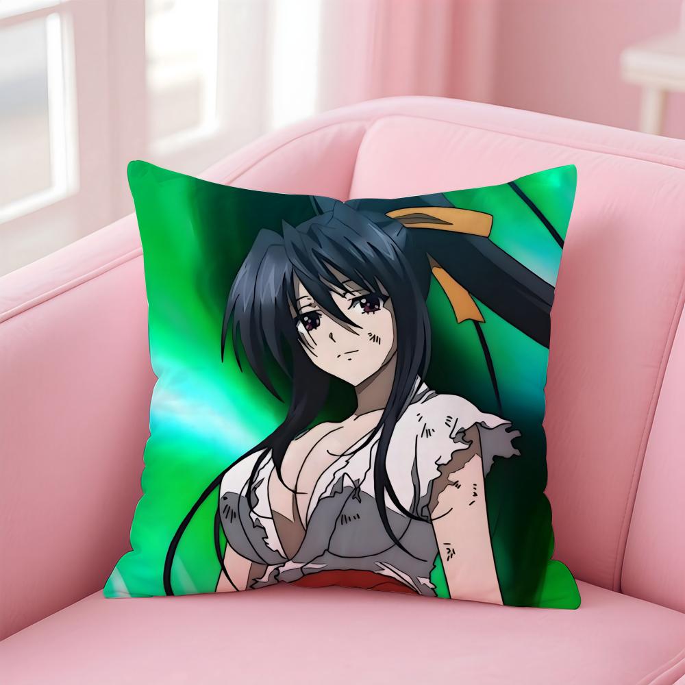 Anime Cartoon HHigh SSchool DxDBeautiful Cushion Cover Pillow Case Soft Skin Friendly Fabric  Concealed Zipper