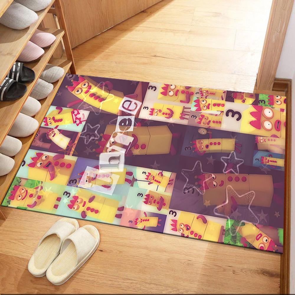Numberblocks Area Rug Design for Outdoor Study room Entryway Balcony Anti-slip Rug Decorate Offices Perfect Gift for Friends & Family