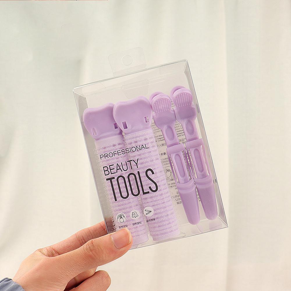 

Натуральная пушистая заколка для волос, вьющиеся волосы с корнем, пушистые заколки, набор челки, заколки для укладки волос, заколки для волос, корейские аксессуары для волос, женские подарки фиолетовый