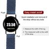 [uxcell] 18mm Quick-Release Metal Replacement Watch Band, Stainless Steel Mesh Watch Band, for Men and Women, Blue