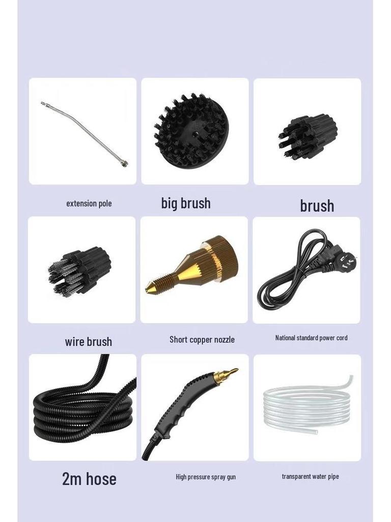 4.5BAR 6-Level Adjustable High-Temp High-Pressure Steam Cleaner