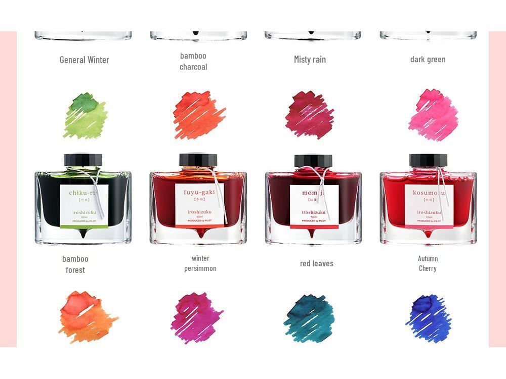 Pilot Iroshizuku INK-50 Natural Color Ink for Non-Carbon Steel Pens