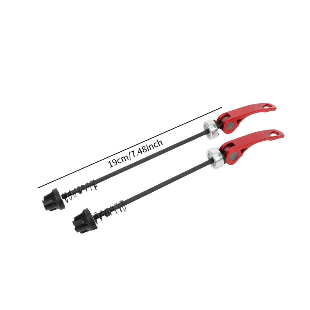 Bike Quick Release Skewer Replacement Set Metal Front Rear Wheel Hub Axles for Mountain Bikes 29