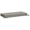 2 Piece Bench Cushions SOEST 2 Pcs. 100percent  Polyester Grey