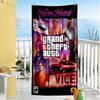Grand Theft Auto Customize Text Beach Towel Super Soft Microfiber Quickdry Fabric Suitable for Swimming Gym Camping Yoga Vacation