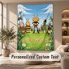 Tapestry Custom Name Text, Wall Hanging Tapestry Home Room DecorDie Biene Maja