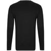 Calvin Klein Color Block Round Neck Printed Breathable Long Sleeve T-Shirt Men Tops Black J322165-BEH