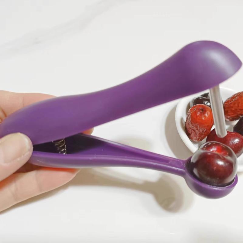 Multifunctional Cherry Pitter Jujube Squeeze Pitter Fast Fruit Pit Remover Tool Kitchen Fruit Vegetable Tools