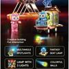 87 PCS Magnetic Tiles Set, 3D Magnetic Building Blocks STEM Educational Toys with Light-Up Tiles, Construction Toys for Boys Girls Kids Ages 3+