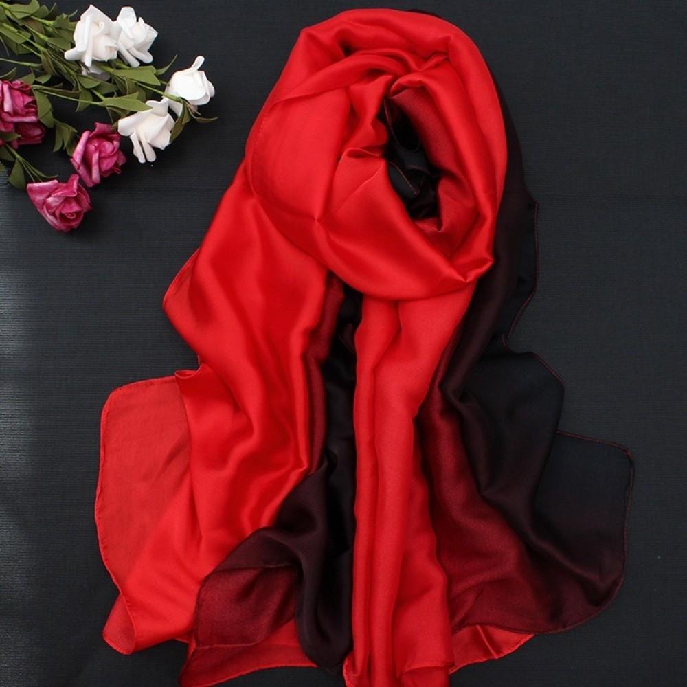 

Soft Chiffon Scarf Gradient Color Long Bandana Retro Belly Dance Waving Veil 04