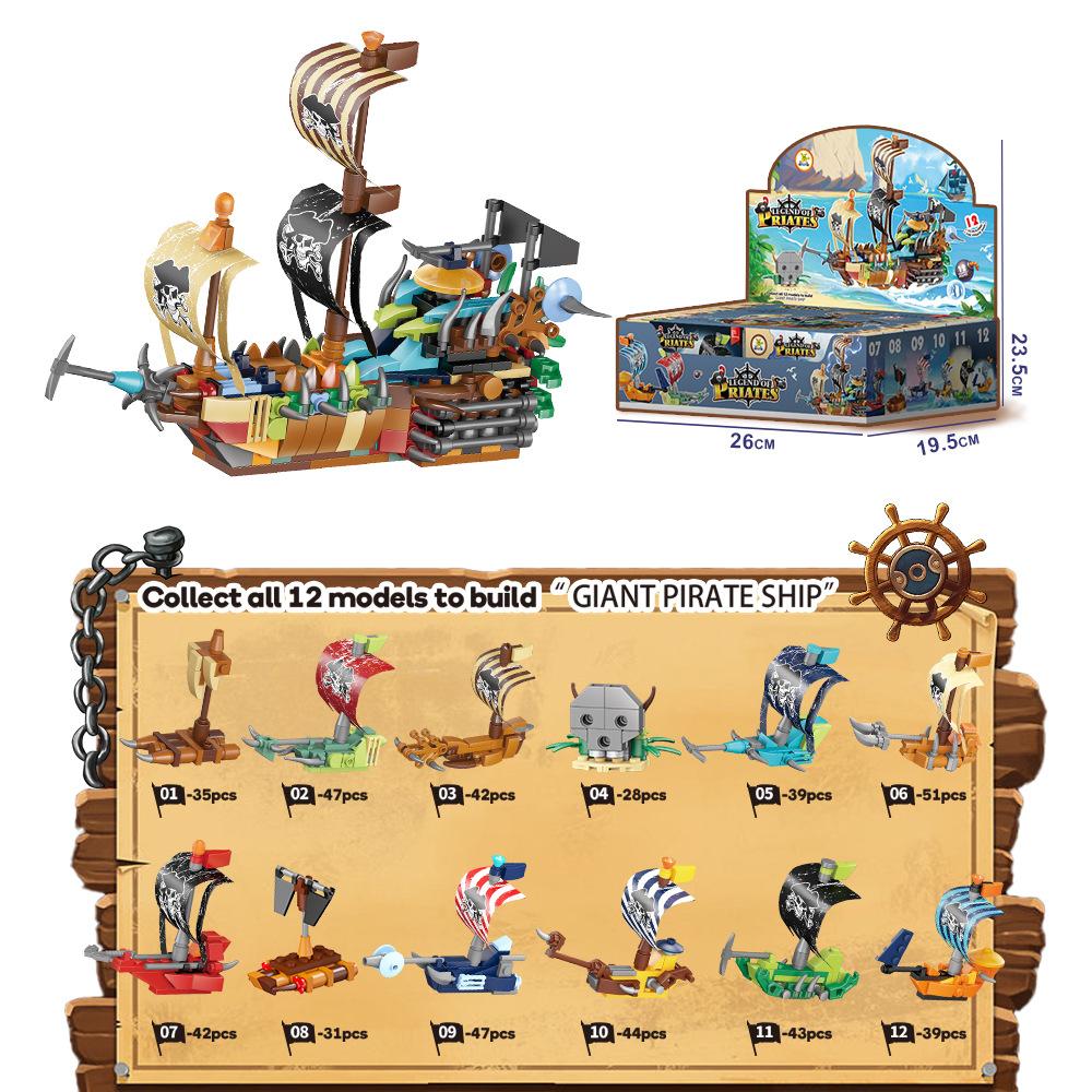 Malé dílky Domácí stavebnice Průhledná hračka mořský život Kompatibilní Lego Puzzle Sestavení Dětský dárek