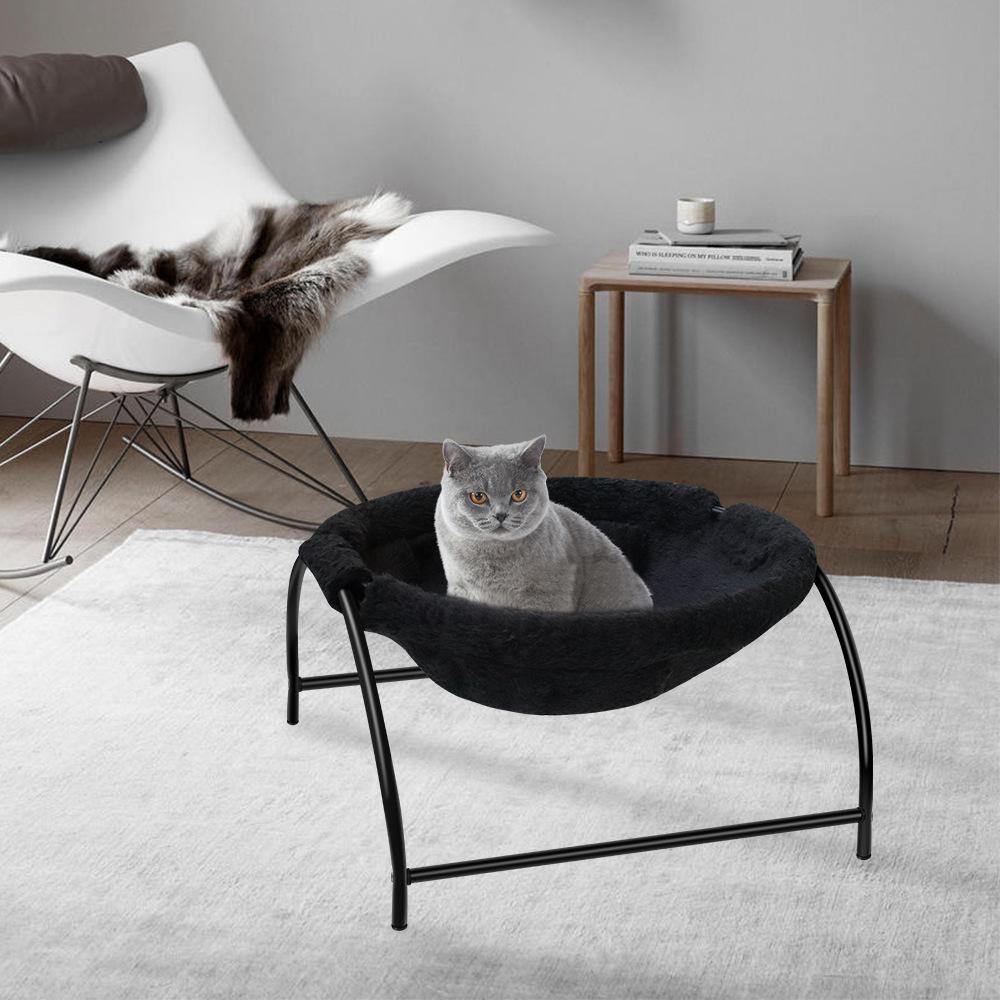 Vier-Jahreszeiten Plüsch Katzenbett: Waschbarer & Schaukelnder Hängesessel