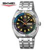 SKMEI 9353 Fashion Men's Calendar Week Quartz Clock Stainless Steel Watch Business Men's Watch Clock Waterproof Reloj Hombre