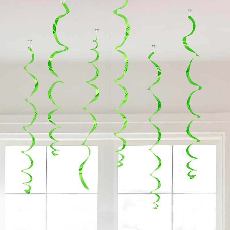 

6/12Pcs Pvc Curling Spiral, Party Decoration Party Theme Decorations Dangling Spirals Pendant Party Spiral Birthday Party A9-12PCS