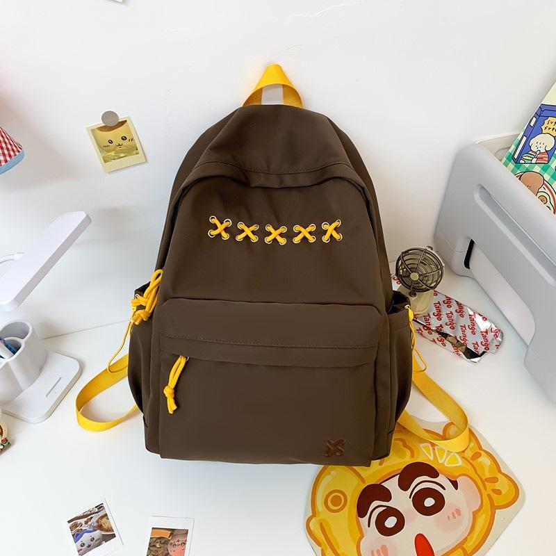 Schoolbag1011 new lightweight and simple Mori backpack niche dirt-resistant computer backpack large-capacity versatile student schoolbag