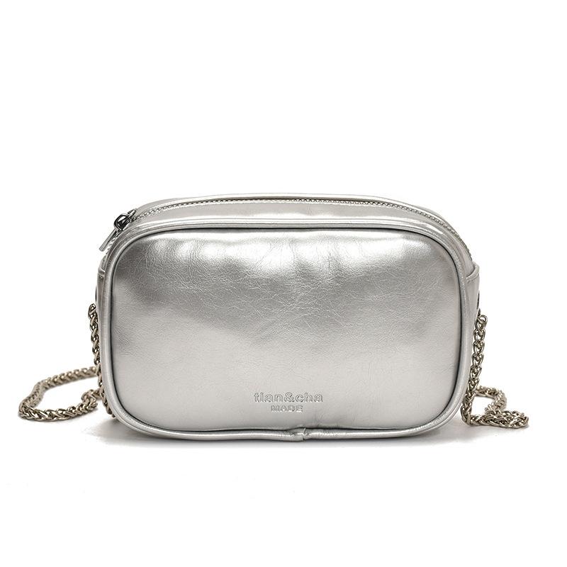 Niche Simple Women's Small Bag 2025 Summer New Small Square Bag Versatile Chain Shoulder Messenger Bag