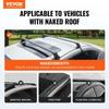 Universal Roof Rack Crossbar for Naked Roof Vehicle Aluminum with Lock