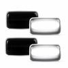 Smoked Lens 4Pc White LED Side Marker Lights Lamps For 2015- Chevy Silverado