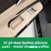 4Pcs for XPENG G9 2025-2026 Door Button Storage Pad Door Handle Storage Compartment Pad Silicone Tray Interior Car Accessories