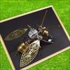 Puzzle 3D de Metal Abelha e Vespa - Modelo Artístico de Inseto, Presente Artesanal Desafiador para Decoração de Casa ou Acessório de Mesa de Escritório