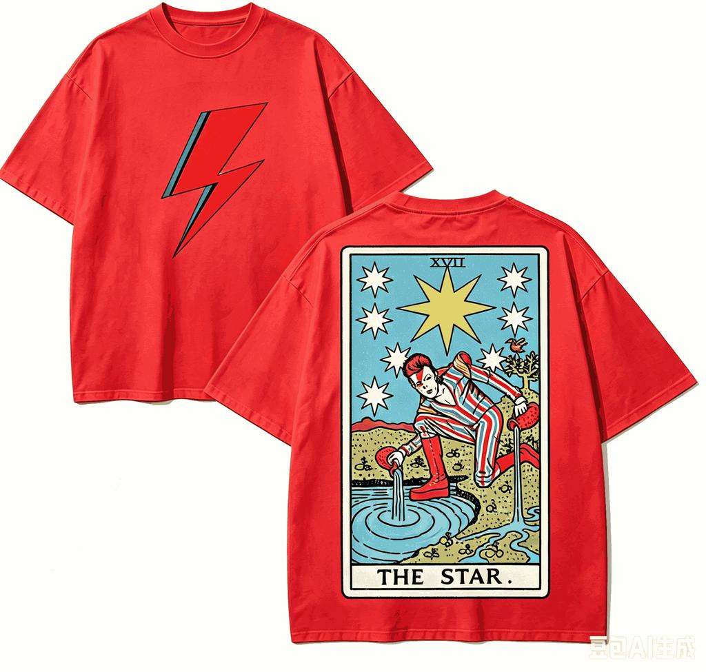 David Bowie Maglietta Regalo per Fan Unisex Unisex Harajuku Oversize Unisex Manica Corta Streetwear Alta Qualità Comoda Classica