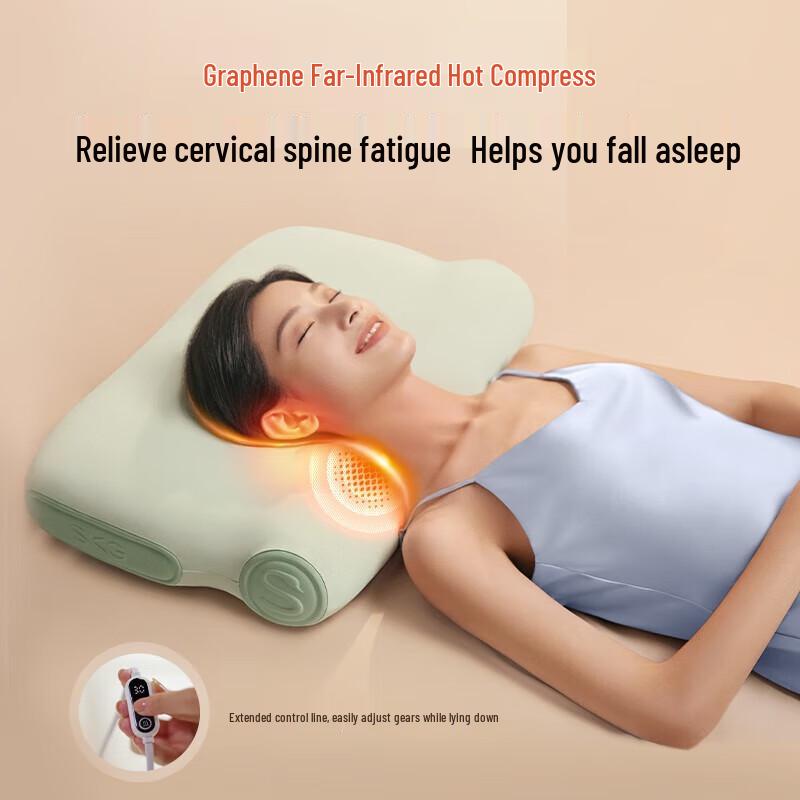 

SKG Heated Cervical Traction Sleep Pillow