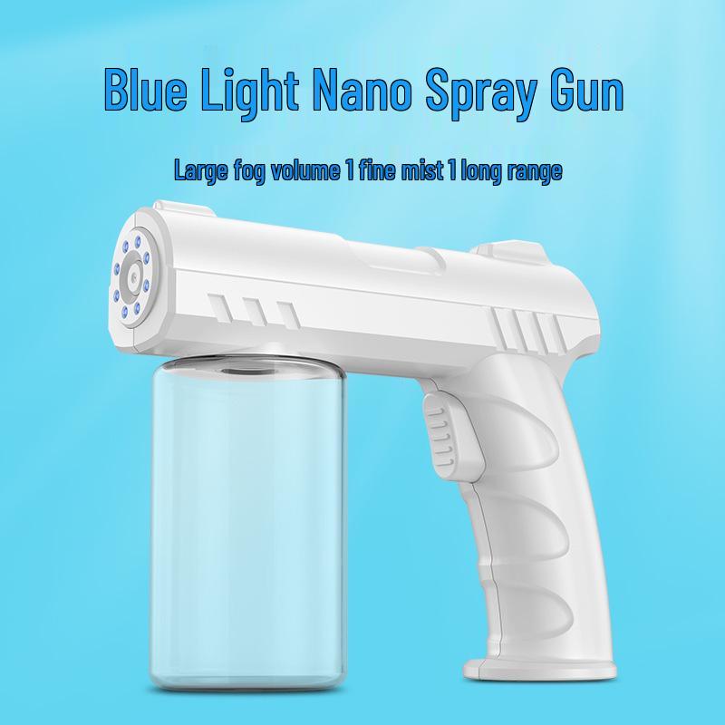 

Портативный аккумуляторный нано-дезинфекционный распылитель K7 с синим светом белый