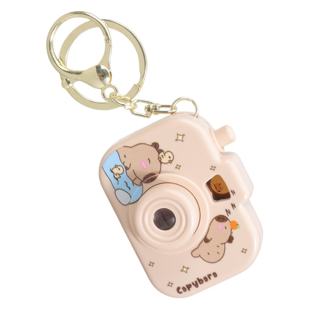 Creative Capybara Projection Camera Keychain With Built In Mini Projector For Young Adults And Anime Enthusiasts
