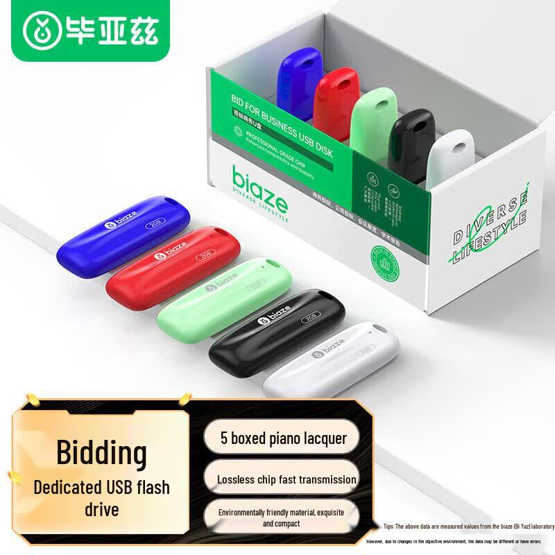 

BIAZE 2GB USB 2.0 Bidding USB Drive (5-Pack)