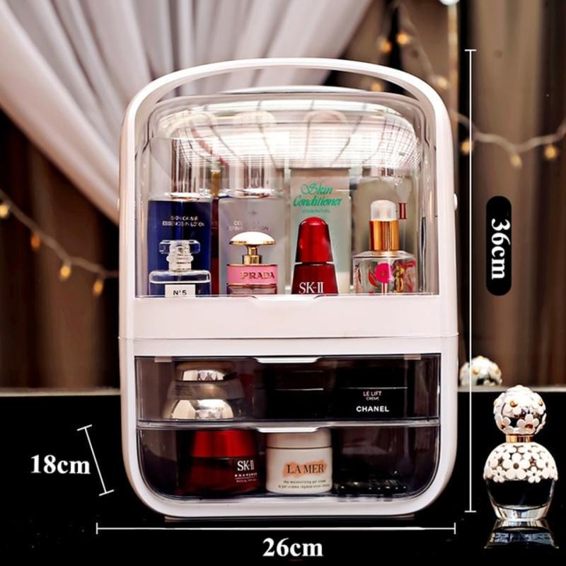 Cosmetics Storage Box Makeup Organizer Jewelry Nail Storage Drawer Double Layer Bathroom Container Organizer Maquillaje | Makeup Organizers