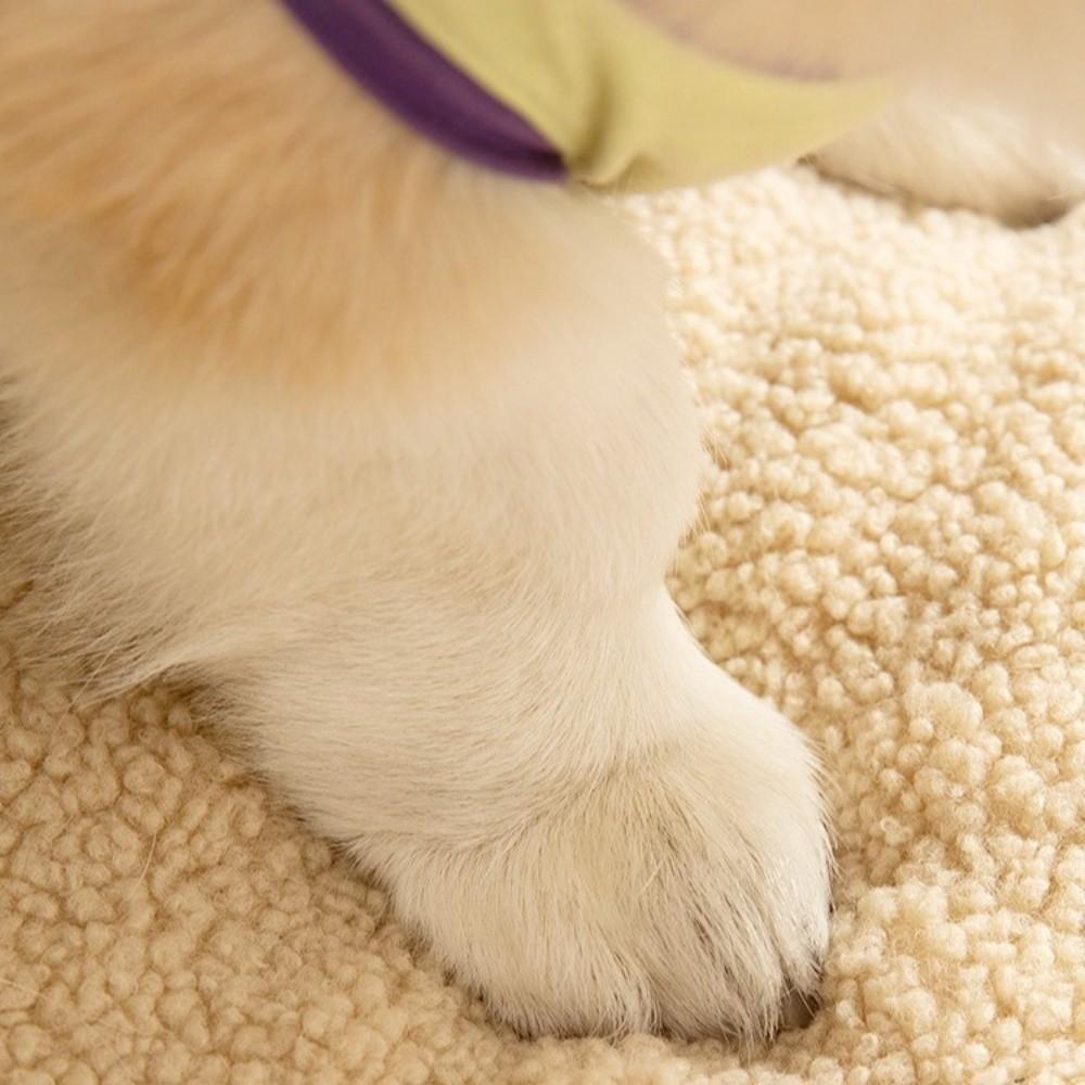 Practical Removable Dog Plush Bed Neck Protection Comfortable Pet Dog House Soft with Pillow Dog Sleeping Mat Home Indoor