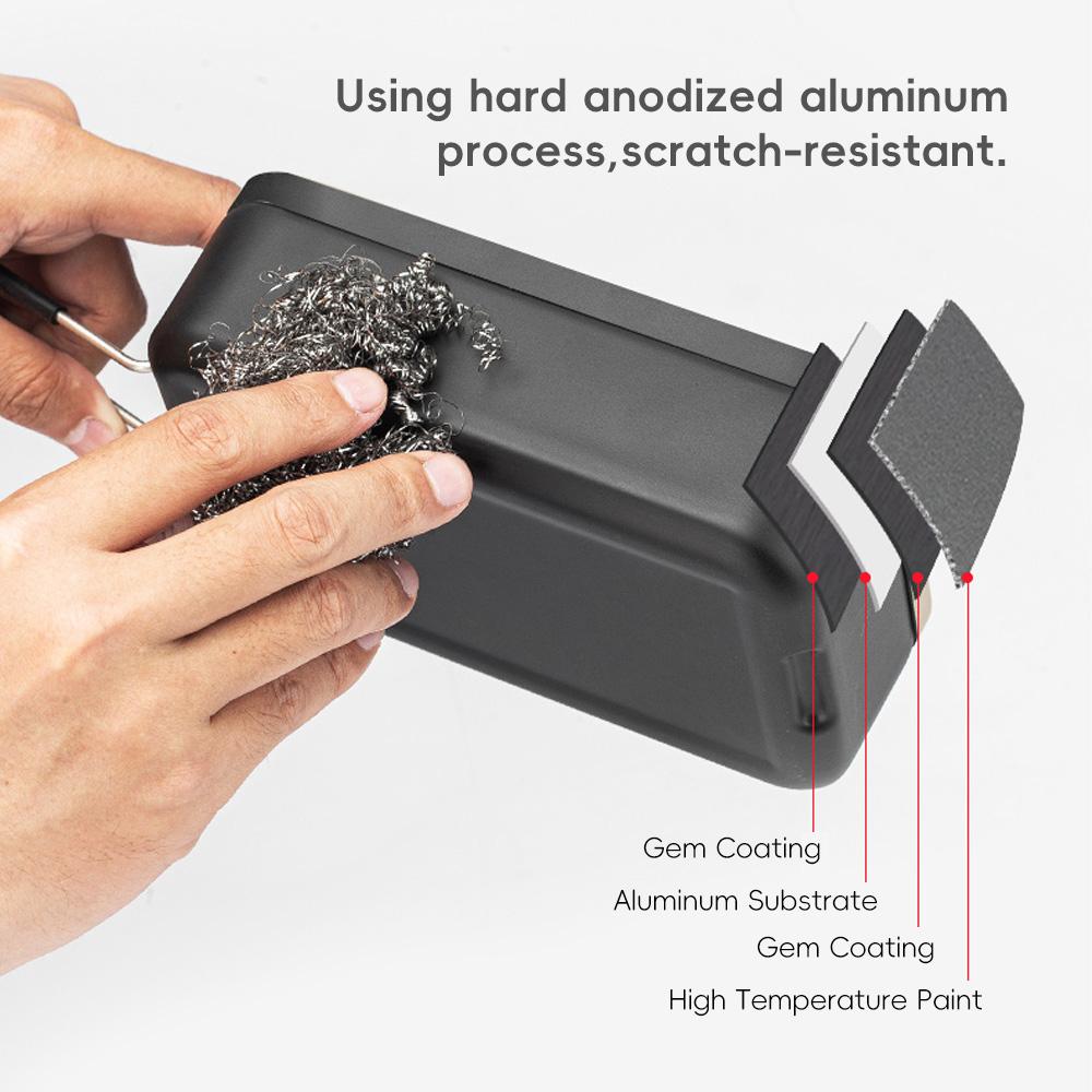 Outdoor Lunch Box Aluminum Alloy Food Container Travel Bento Box for Outdoor Camping Hiking