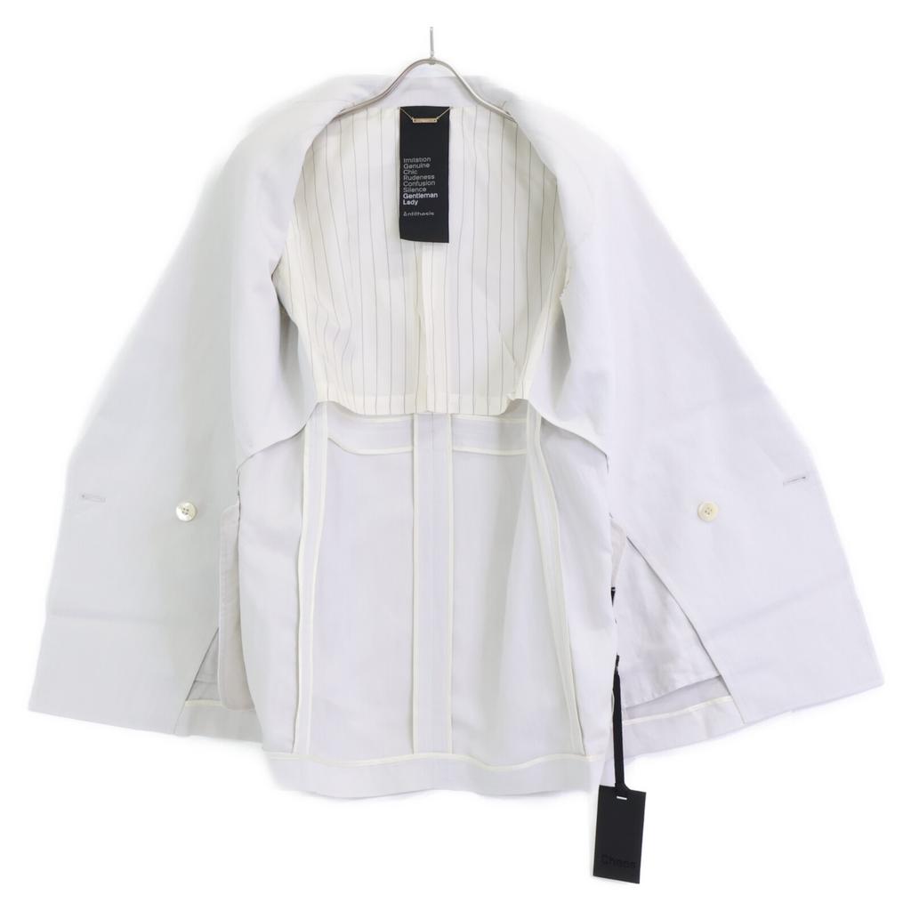 chaos Gentleman Lady Light Gray Rayon X Linen GL Cangiolini JK Jacket F Light grayUsed