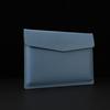 Waterproof Red Leather A4 File Bag, Snap Button Document & Contract Storage