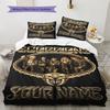 Name Custom Scorpions Pattern Bedding Set Quilt Cover Pillowcase Home Decor Gift (1 * Duvet Cover + 2 * Pillowcase, Without Core)