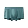 Men Loose Solid Color Cotton Mid Waist Antibacterial Breathable Boxer Briefs