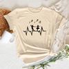 Love to Dance T-Shirt Damen Anime T-Shirt Mädchen Designer Harajuku Unisex Kleidung