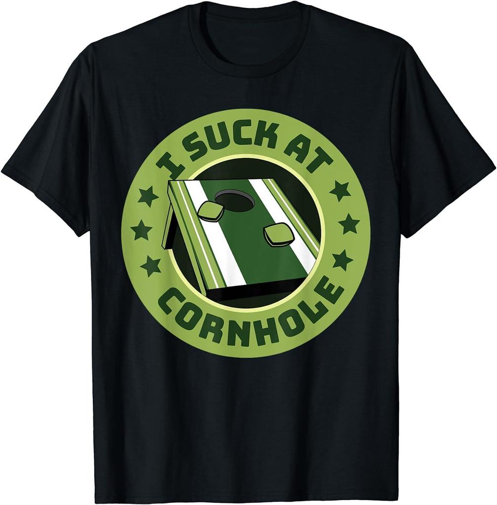 Min NEW LIMITED I Suck At Cornhole Cornhole For Cornhole Player T-Shirt