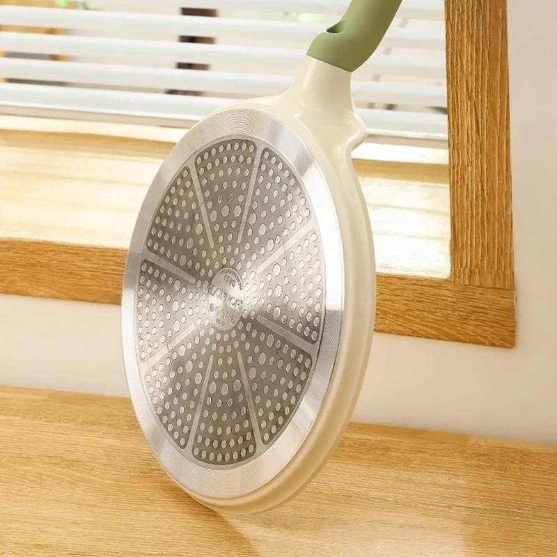 Good- Pan Without Lid Non-Stick Egg Steak Breakfast Pancake Skillet Cooker Universal Pot For Induction Cooking Kitchen