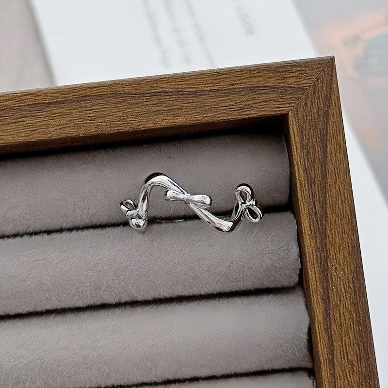 Zirkon Kürbis Offener Ring, Nationaler Stil Temperament, Tulpenblume Leichter Luxus Nische High-End Element Ring, Zeigefingerring.